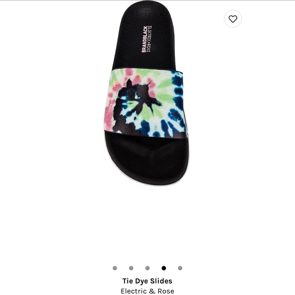 Electric and Rose Tie Dye slides size 5.5 New, no box